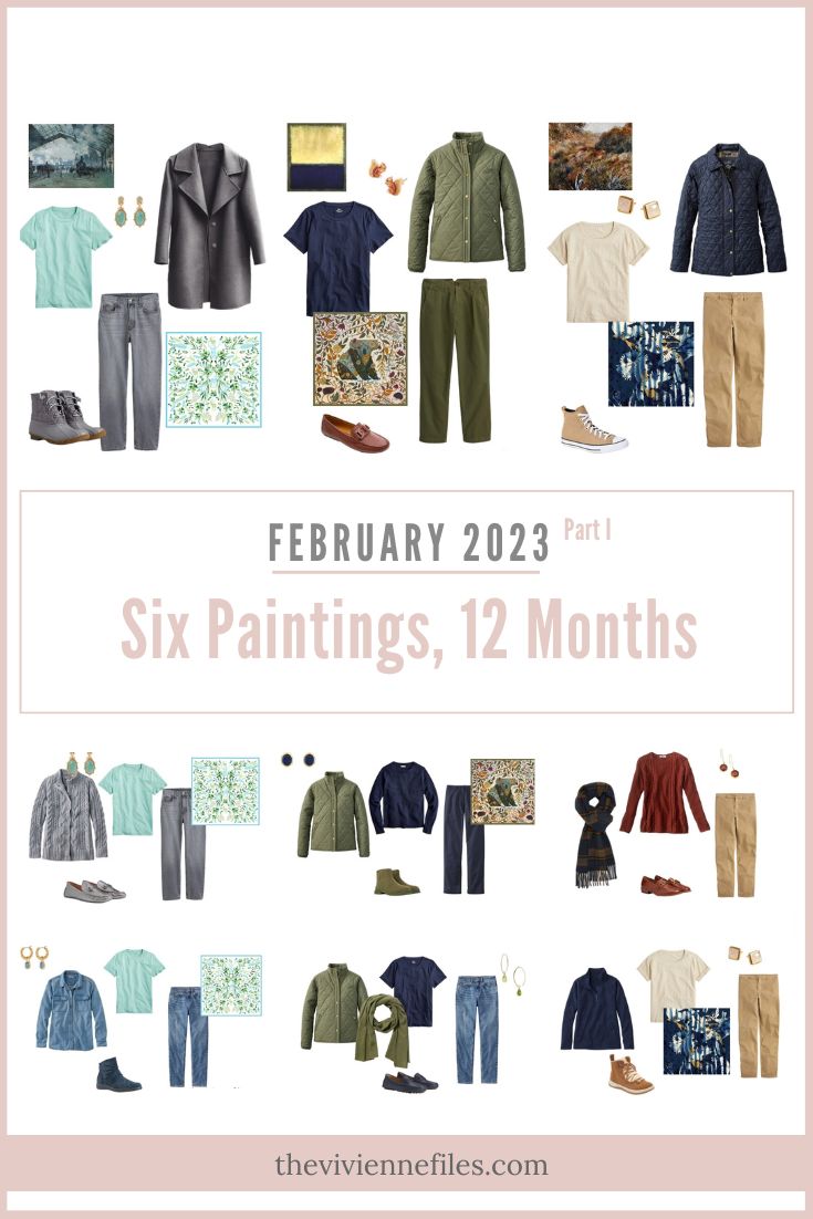 First Half of Six Paintings, 12 Months - February 2023