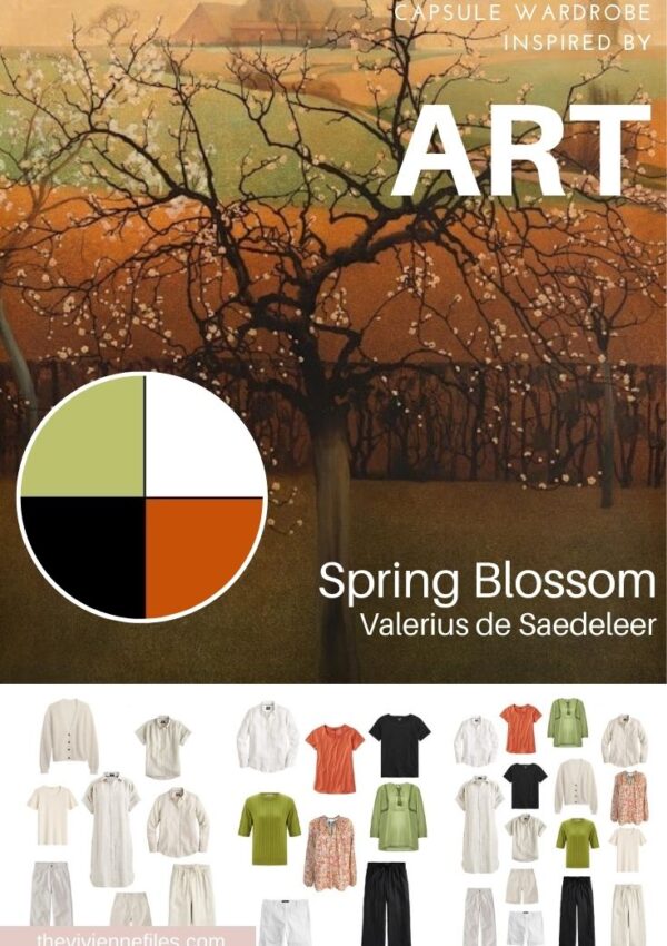 Build a Warm Weather Capsule Wardrobe by Starting with Art Spring Blossom by Valerius de Saedeleer