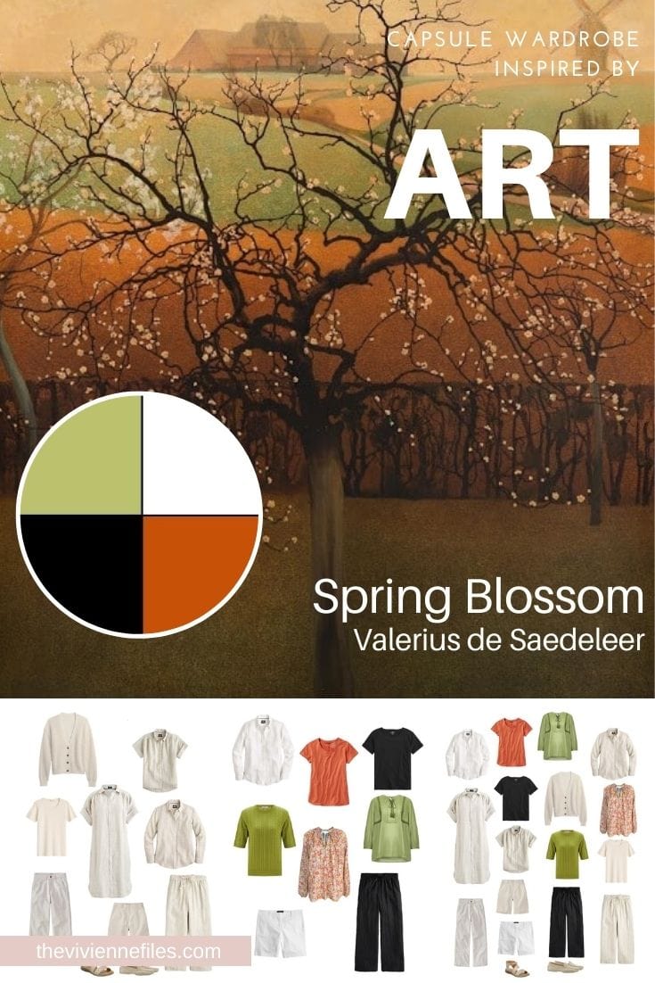 Build a Warm Weather Capsule Wardrobe by Starting with Art Spring Blossom by Valerius de Saedeleer