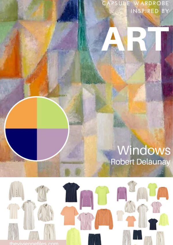 Build a Warm Weather Capsule Wardrobe by Starting with Art Windows by Robert Delaunay
