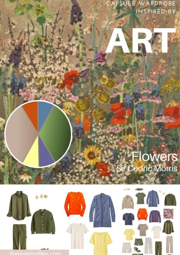 How to Build a Capsule Wardrobe by Starting with Art Flowers by Sir Cedric Morris