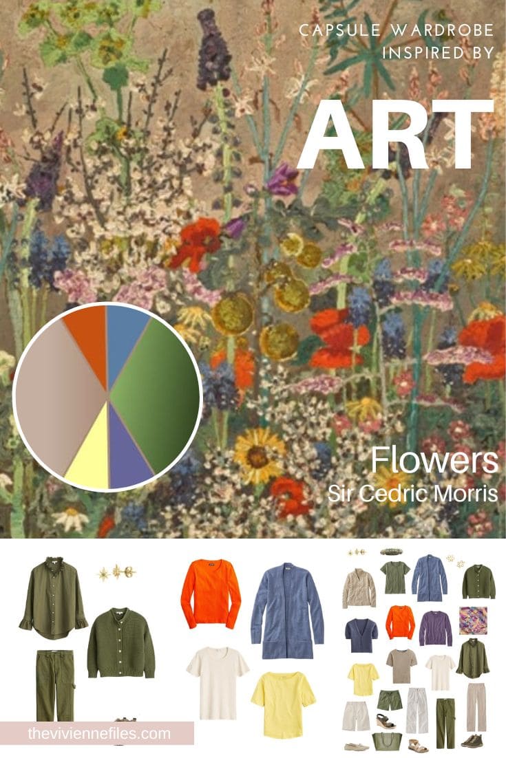 How to Build a Capsule Wardrobe by Starting with Art Flowers by Sir Cedric Morris