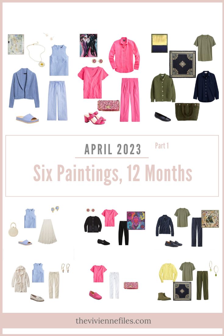 First Half of Six Paintings, 12 Months – April 2023