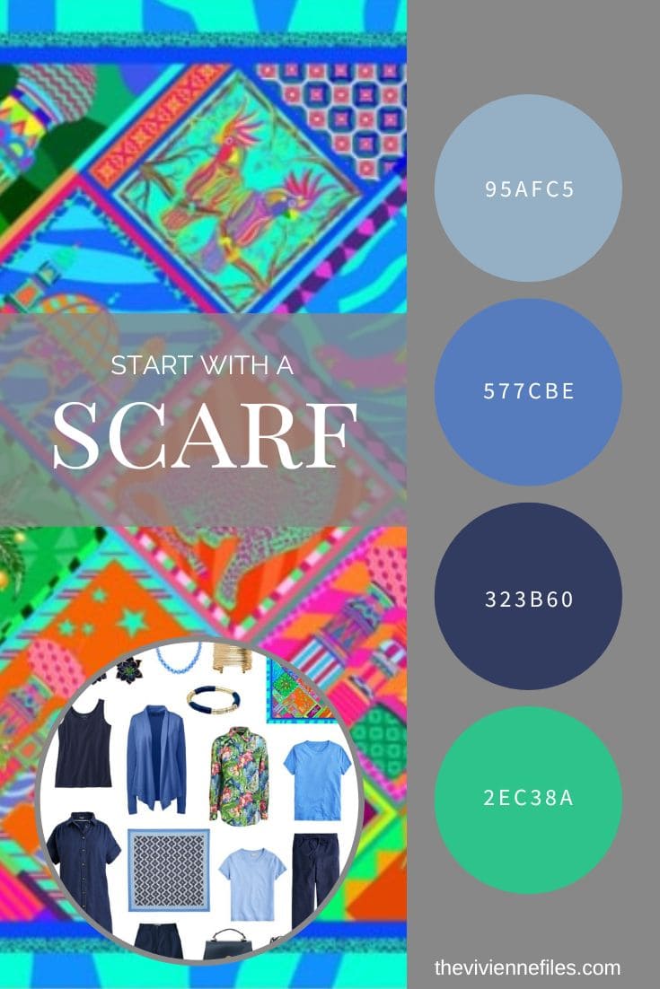 Version 2 Start With a Scarf - Safari Square by Beatrice von Tresckow