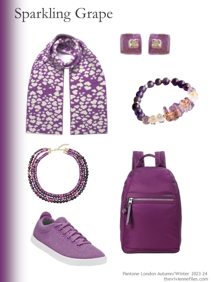 10. Sparkling Grape purple family of accessories