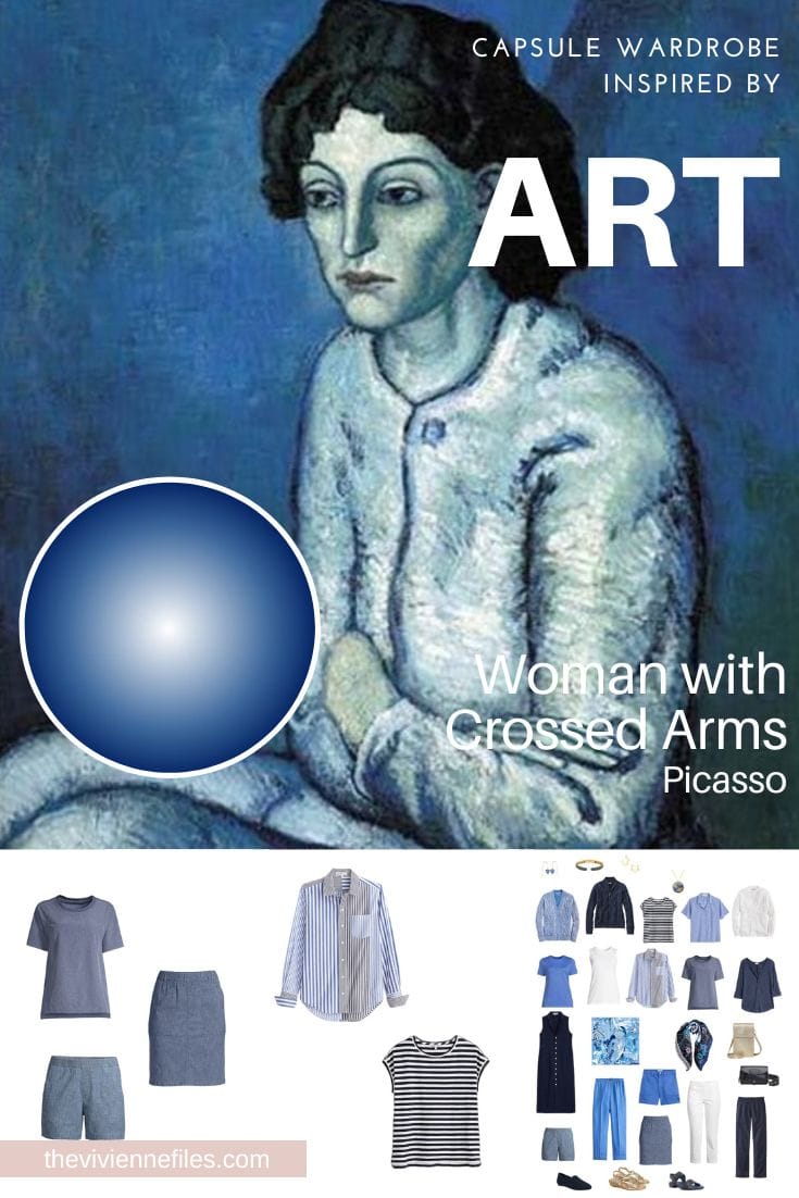 Expanding a Travel Capsule Wardrobe Start with Art - Woman with Folded Arms by Picasso