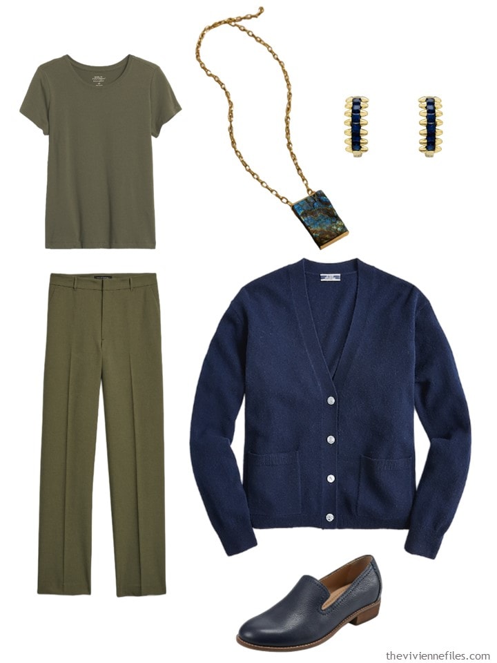 Accenting Olive Green with Other Neutrals - The Vivienne Files