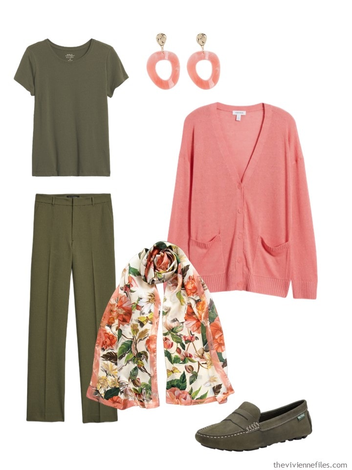 Accenting Olive Green with Brights and Strong Colors - The Vivienne Files