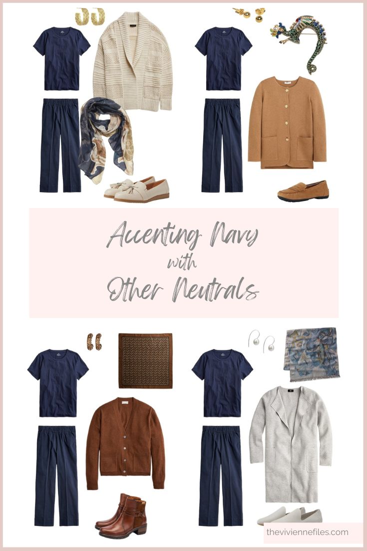 Accenting Navy with Other Neutrals