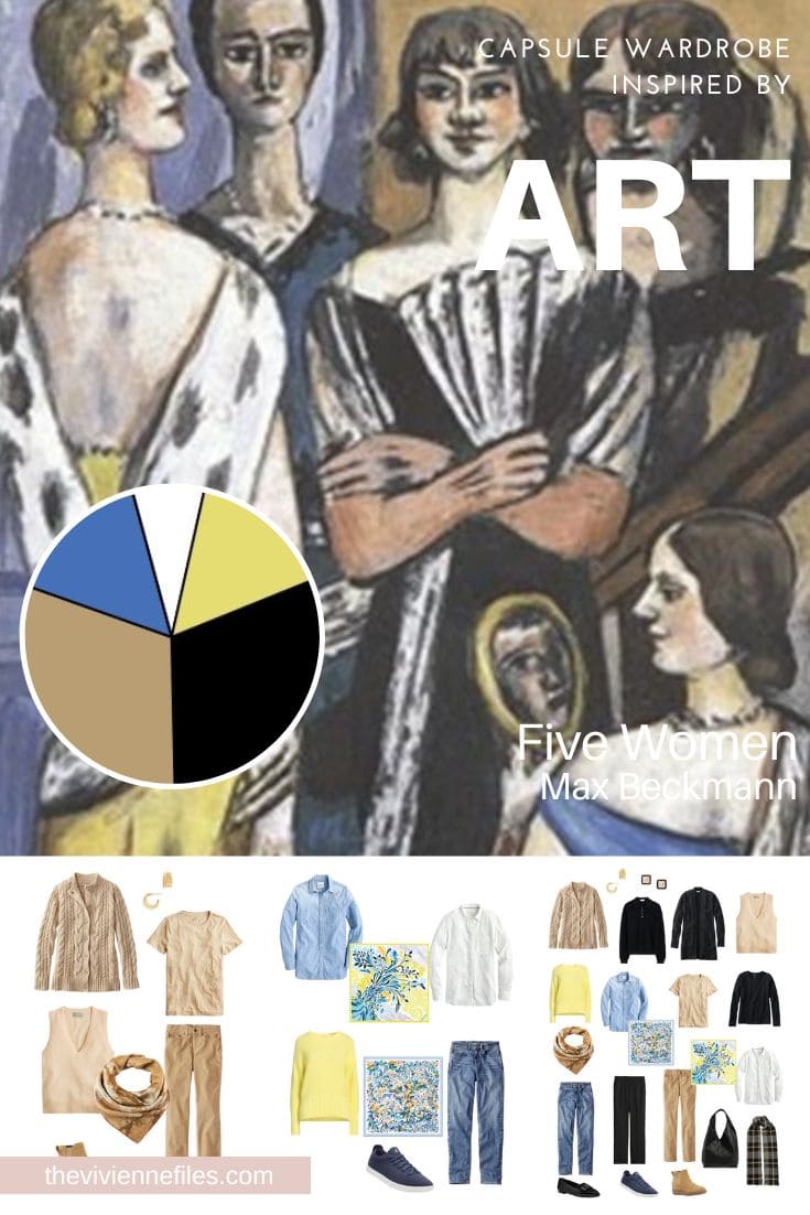 A "Two-Neutral" Capsule Wardrobe? Start With Art - Five Women by Max Beckmann