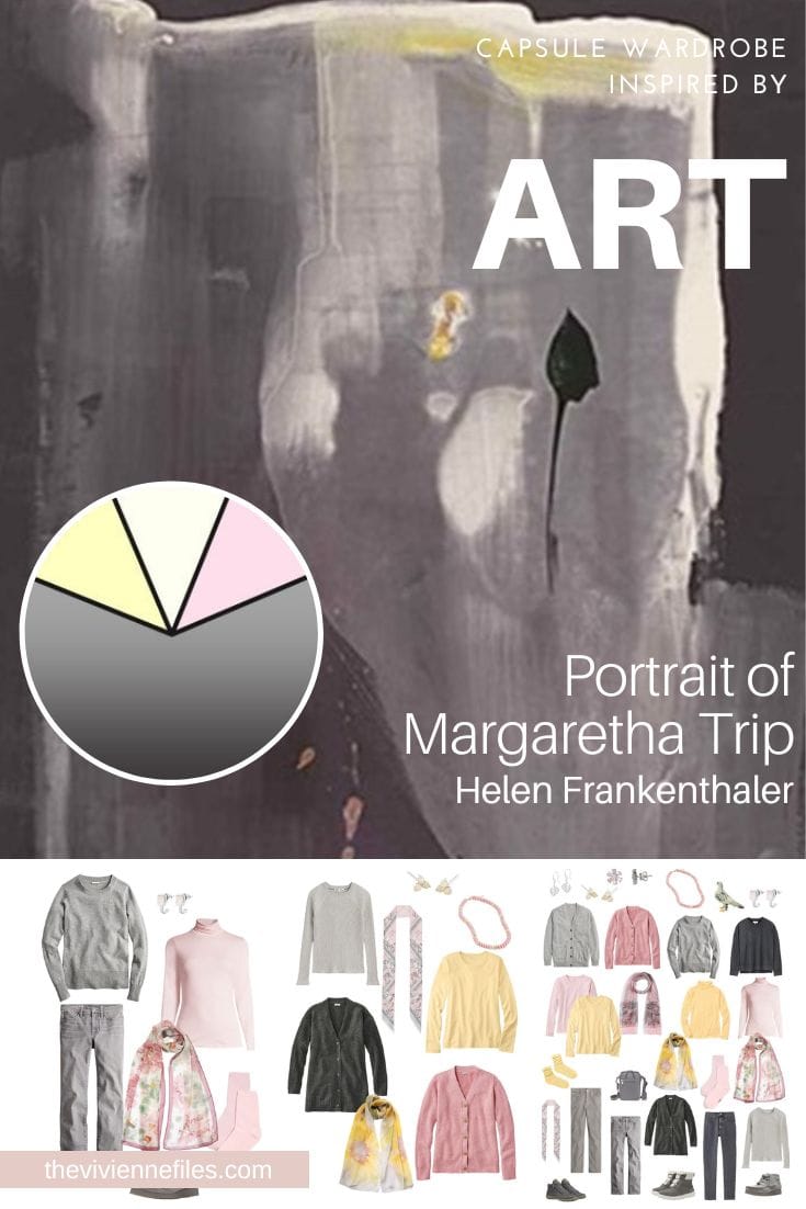 CHOOSE A TRAVEL CAPSULE WARDROBE BY STARTING WITH ART PORTRAIT OF MARGARETHA TRIP BY HELEN FRANKENTHALER
