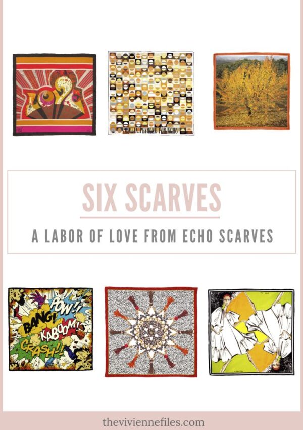 Six Scarves! A Labor of Love from Echo Scarves