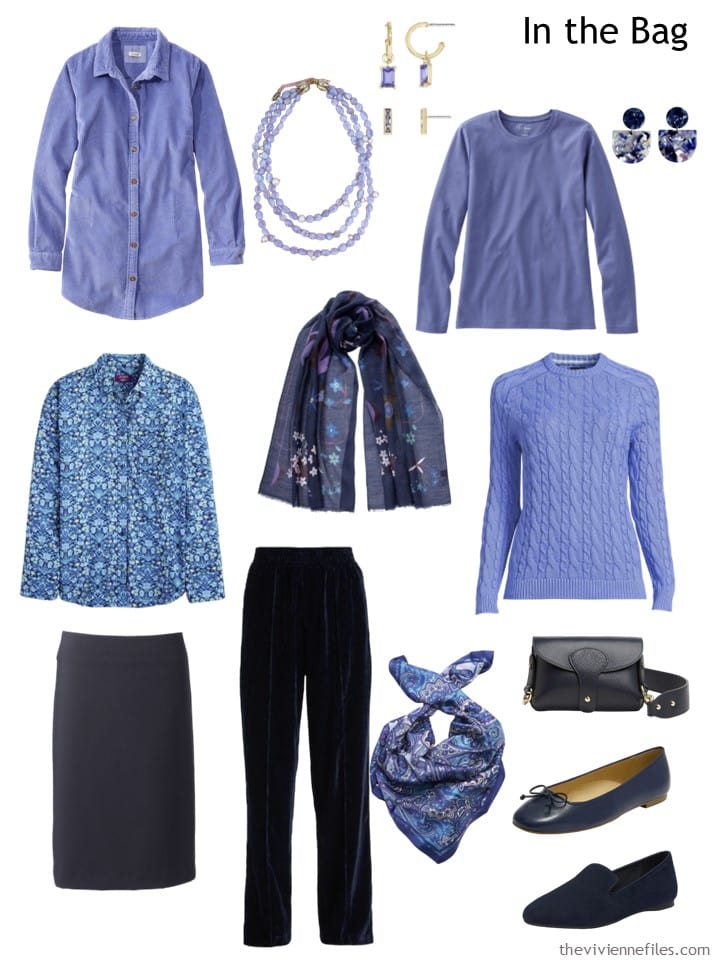 A Travel Capsule in Navy and Blues: Start with Art - The Blue Garden by ...