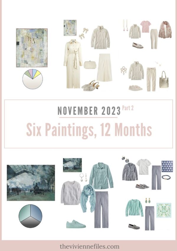 Two More Capsule Wardrobes November Six Paintings – Twelve Months