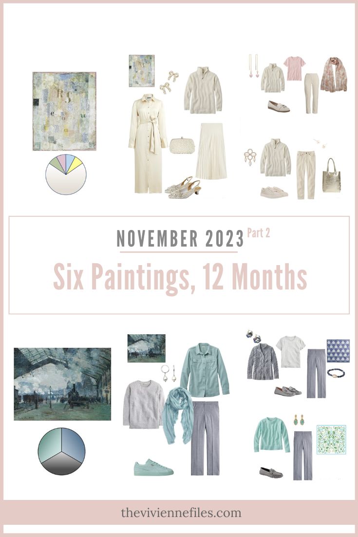 Two More Capsule Wardrobes November Six Paintings – Twelve Months