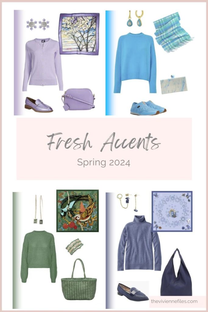 Accent Color Ideas! Pantone NYFW 2024 Spring colors Part 2 The