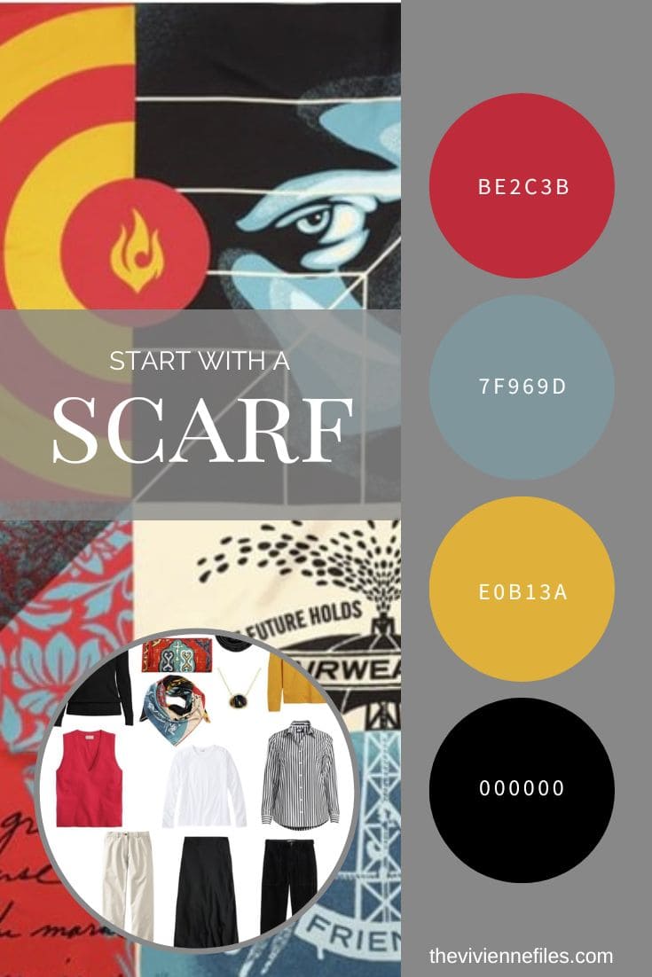 Need an Accent Inspiration Start With a Scarf - Shepard Fairey by Echo