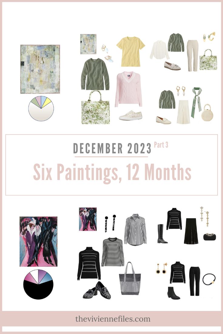 Our Final 2 Capsule Wardrobes December Six Paintings – Twelve Months