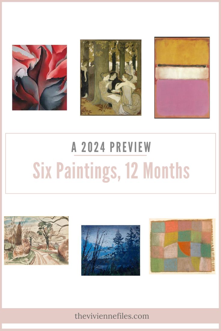 Start with Art: Six Paintings, 12 Months for 2024!