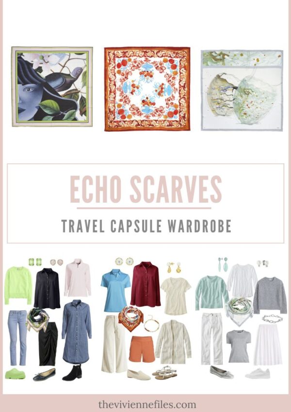 Travel Capsule Wardrobe for a Long Weekend? Start with an Echo 100 Scarf!