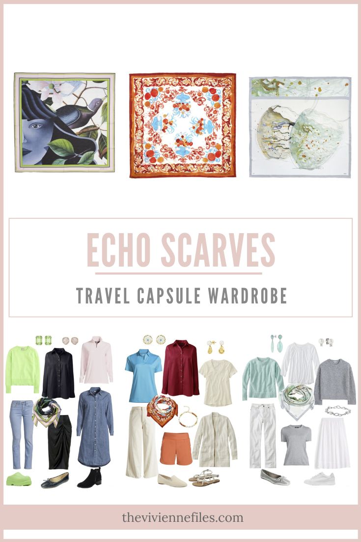 Travel Capsule Wardrobe for a Long Weekend? Start with an Echo 100 Scarf!