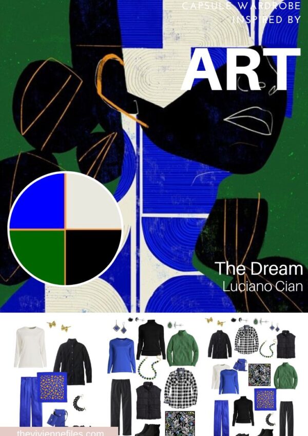 A Bold Travel Capsule Wardrobe Start with Art - The Dream by Luciano Cian