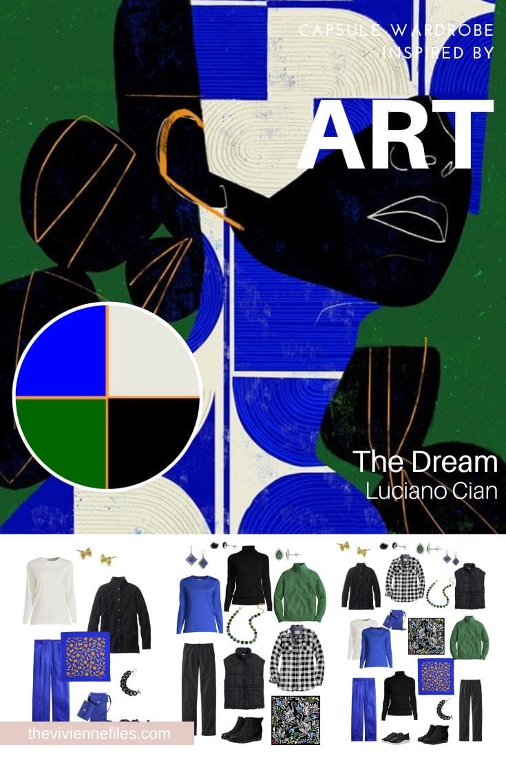 A Bold Travel Capsule Wardrobe Start with Art - The Dream by Luciano Cian