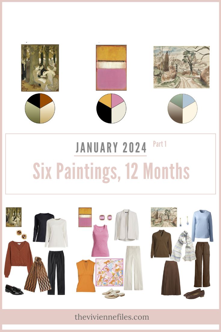 January 2024 Six Paintings, Twelve Months - Part 1