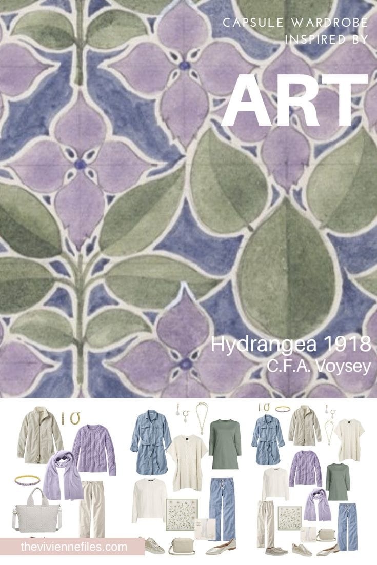 Start with Art - Hydrangea 1918 by C.F.A. Voysey