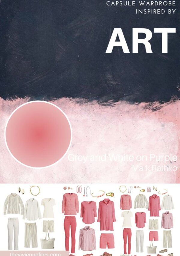Find Your Dream Accent Color for Spring Start with Art - Grey and White on Purple by Mark Rothko