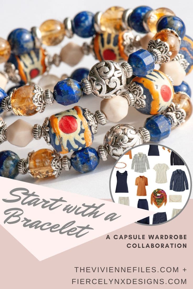 Travel Capsule Wardrobe - Start with a Bracelet -Sunny Lynx by Fierce Lynx Designs
