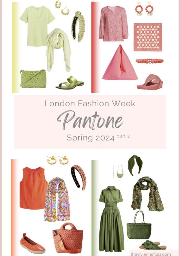 Looking for a New Accent Color Part 2 - Pantone London Fashion Week Spring 2024