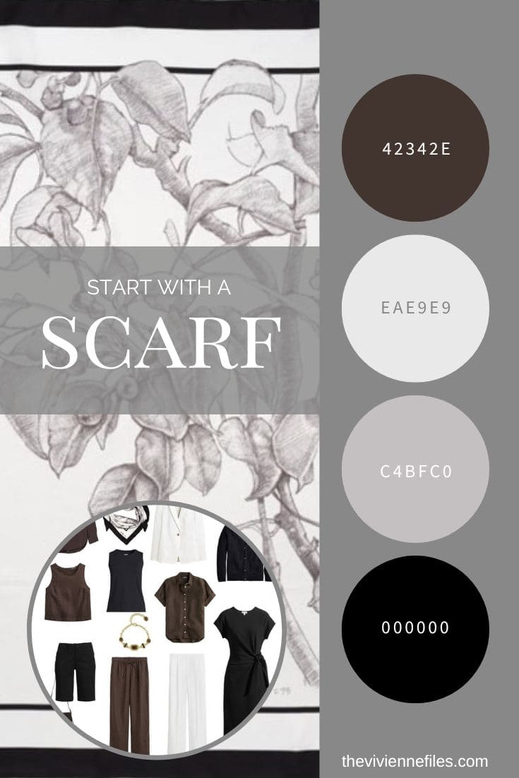 Love Neutrals Start with a Scarf – The Laura Ridloff Silk Scarf By Echo