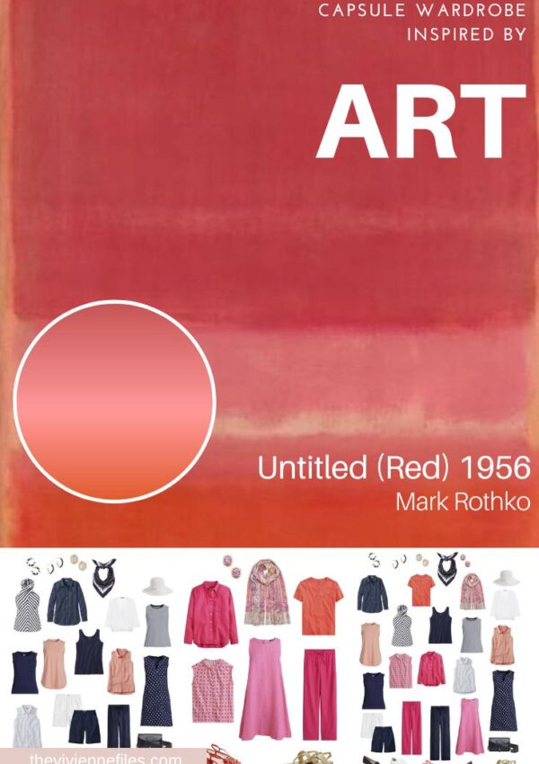 Want to Expand a Core Summer Wardrobe Start with Art! Untitled (Red) 1956 by Mark Rothko