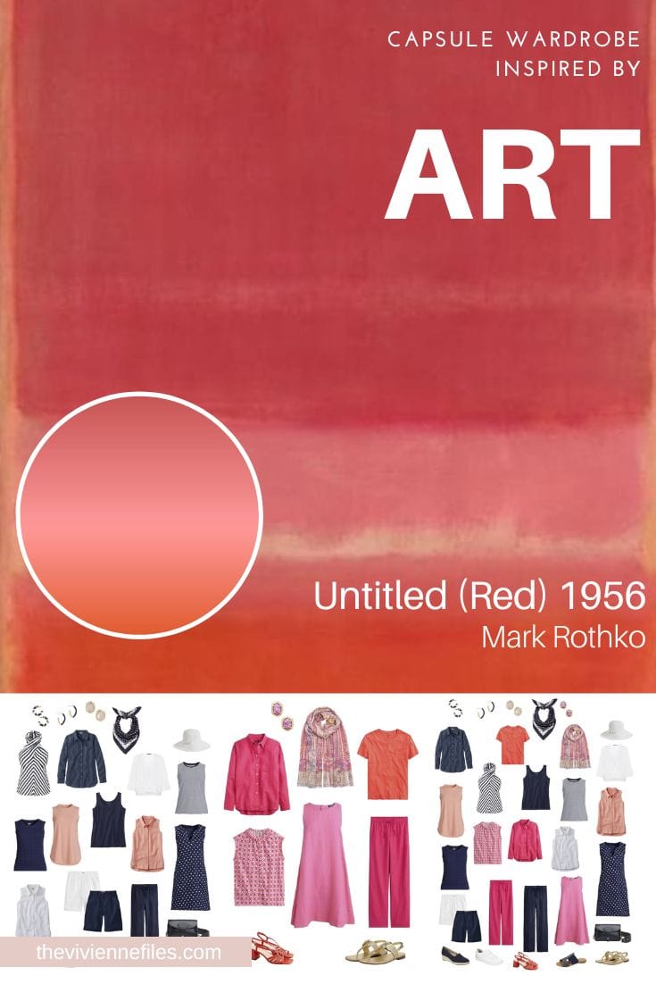 Want to Expand a Core Summer Wardrobe Start with Art! Untitled (Red) 1956 by Mark Rothko