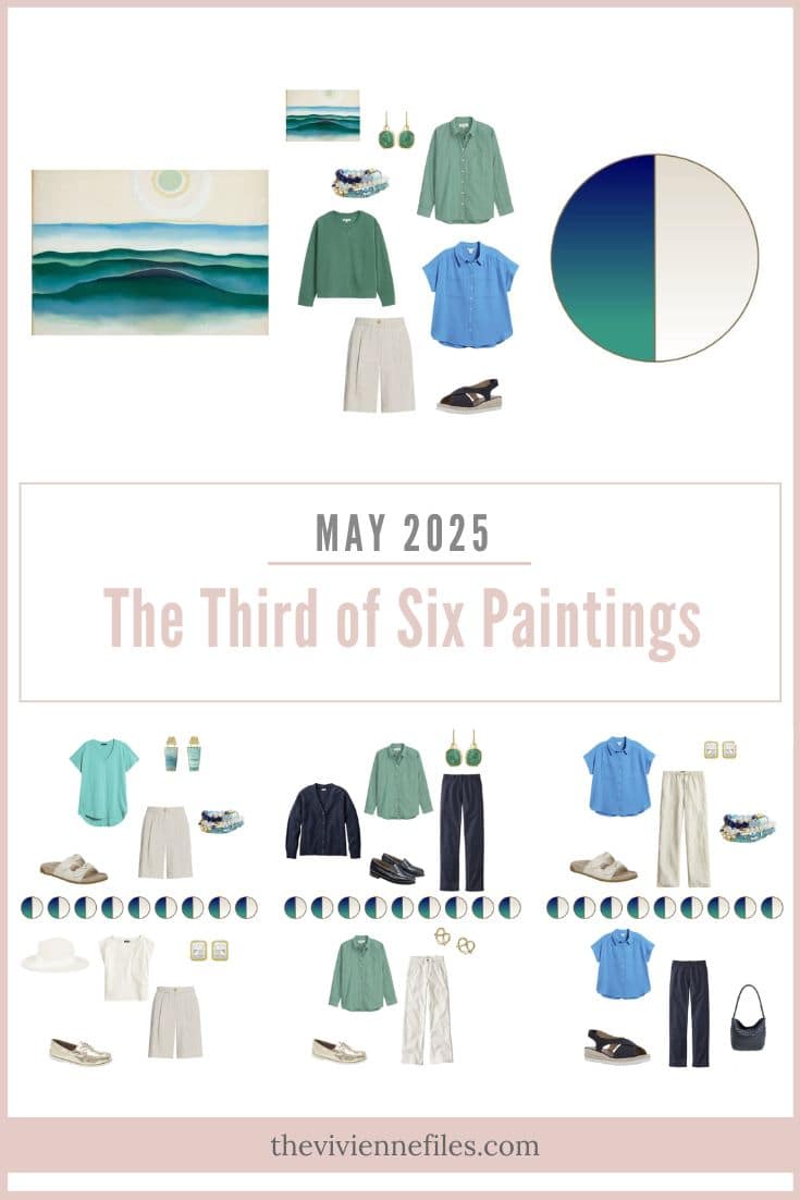 May 2025 Six Paintings – 12 Months #3 – Sun, Water Maine by Georgia O'Keeffe