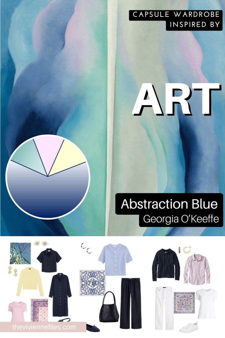 Building a Wardrobe Gradually Start With Art - Abstraction Blue by Georgia O'Keeffe
