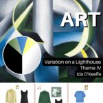 Like a Base of Black and White Start With Art - Variation on a Lighthouse Theme IV by Ida O'Keeffe