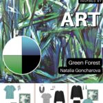 Love Black & White, but Crave Nature Start With Art - Green Forest by Natalia Goncharova (1)