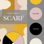 Want 2 Very Different Accent Colors Start With a Scarf Petal Pop Silk Scarf by Artifact.