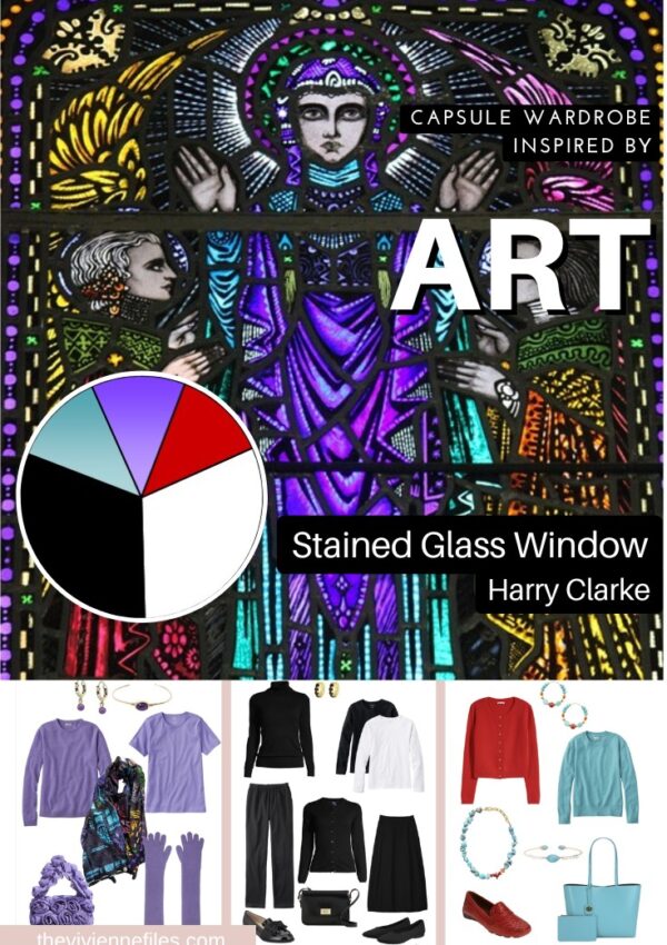 Black & Brights Start With Art Stained Glass Window by Harry Clarke