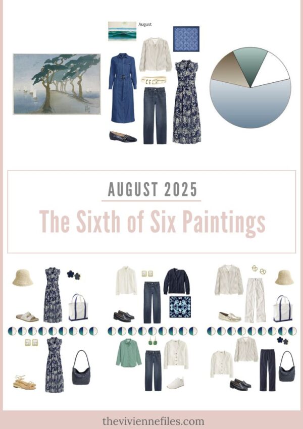 August 2025 Six Paintings – 12 Months #6 Sun, Water Maine by Georgia O'Keeffe