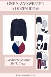 One Navy Sweater - A Dozen Ideas