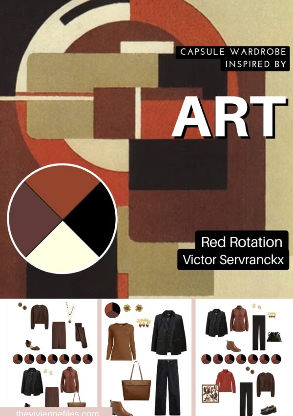 Want to Pack Dark Colors? Start With Art – Red Rotation by Victor Servranckx