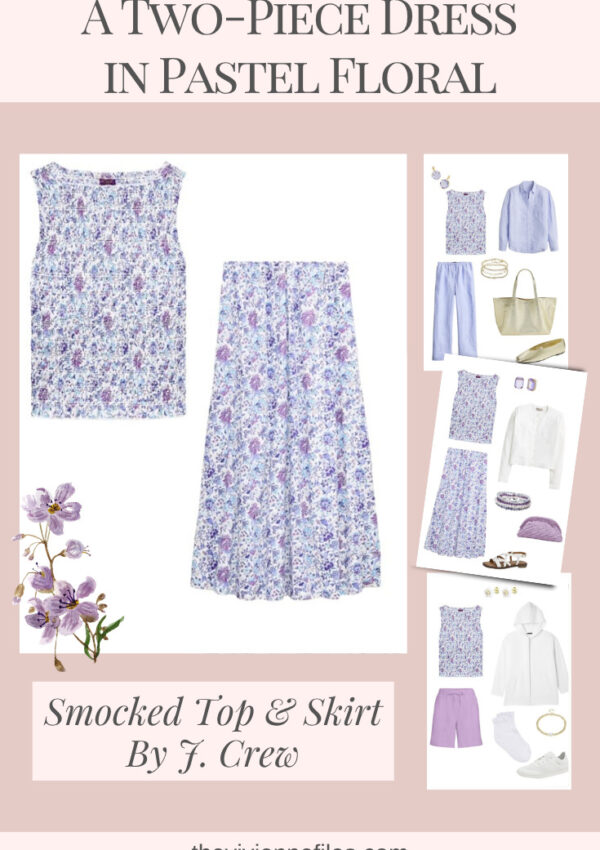 A Two-Piece Dress in Pastel Floral - Some Ideas