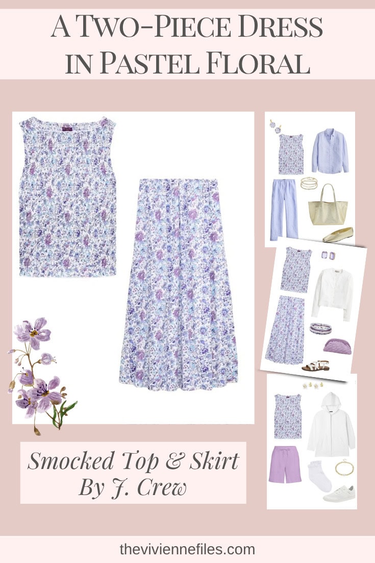 A Two-Piece Dress in Pastel Floral - Some Ideas
