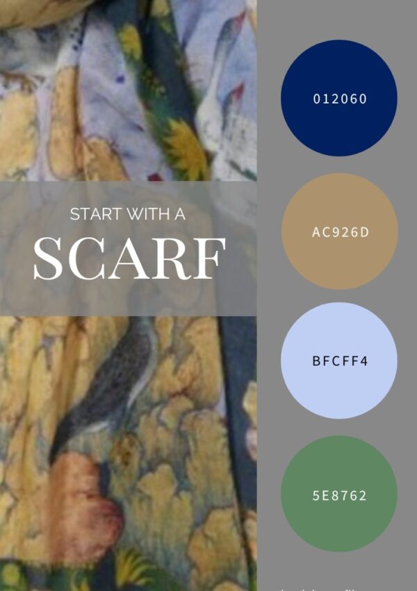 Need Inspiration for a Business Trip Start With A Scarf - Concourse of the Birds by The Met Store