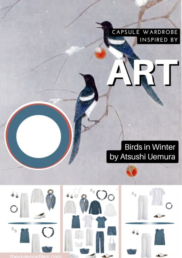Would You Like a Formula for Summer Get-Away Wardrobes? Start With Art - Birds in Winter by Atsushi Uemura