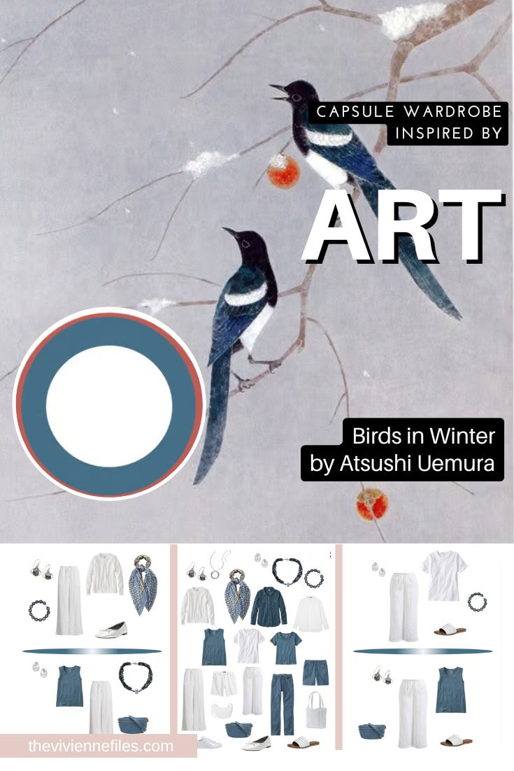 Would You Like a Formula for Summer Get-Away Wardrobes? Start With Art - Birds in Winter by Atsushi Uemura