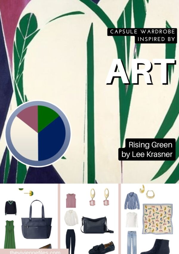Accessories! Bringing Life to the Rising Green by Lee Krasner 4 by 4 Wardrobe